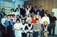 Выпускной 11а класса 29-й школы в 1993 году